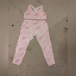 Avia Peach and White Activewear